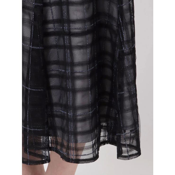 オリジナルチュールチェックフレアスカート | MERCURYDUO | 詳細画像29 