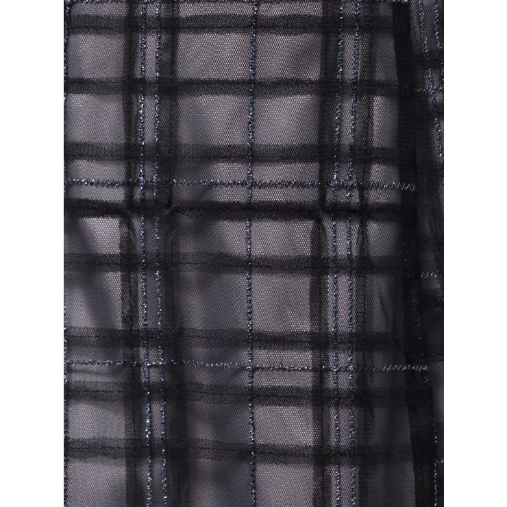 オリジナルチュールチェックフレアスカート | MERCURYDUO | 詳細画像34 