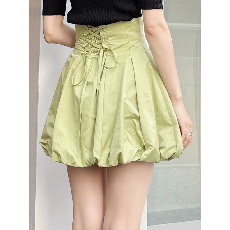 ライム | バルーンミニコルセットスカート | MERCURYDUO