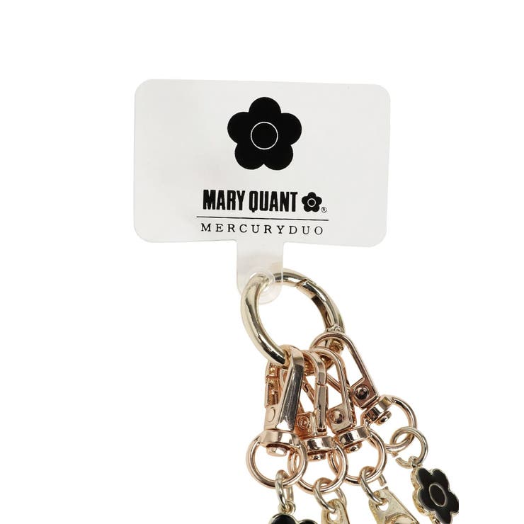 【MARY QUANT】早い者勝ち！ デイジームーヴ モバイルストラップ マリークワント デイジームーヴ モバイルストラップ ブラック