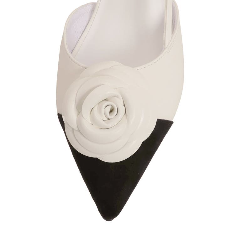 バイカラーフラワーモチーフパンプス | MERCURYDUO | 詳細画像8 