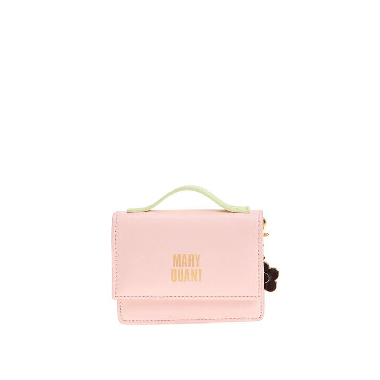 MARY QUANT】デイジーチャーム付きミニウォレット[品番