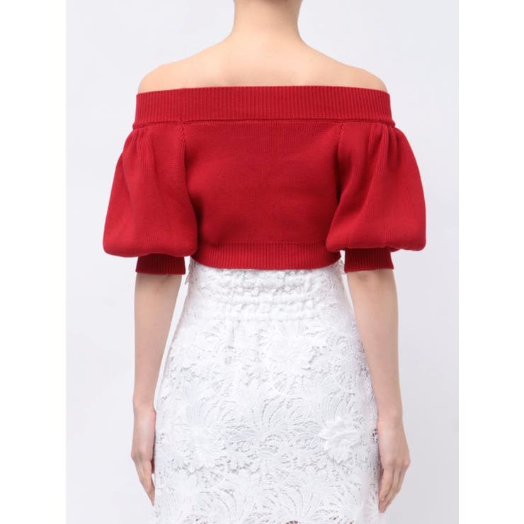 クロップドオフショルダーニット | MERCURYDUO | 詳細画像14 