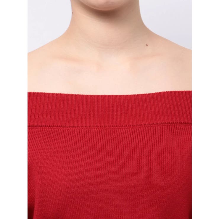 クロップドオフショルダーニット | MERCURYDUO | 詳細画像15 