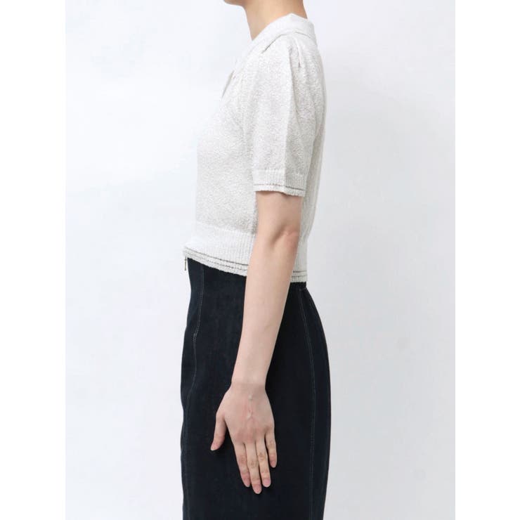 ラメポロニットトップス | MERCURYDUO | 詳細画像13 