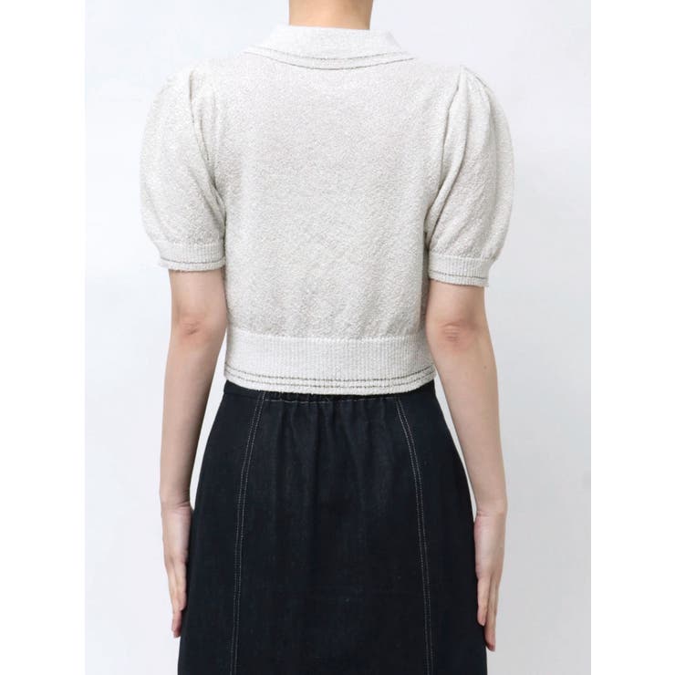 ラメポロニットトップス | MERCURYDUO | 詳細画像14 