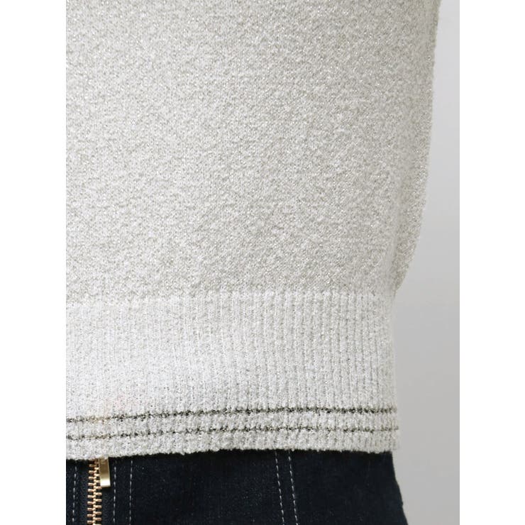 ラメポロニットトップス | MERCURYDUO | 詳細画像17 