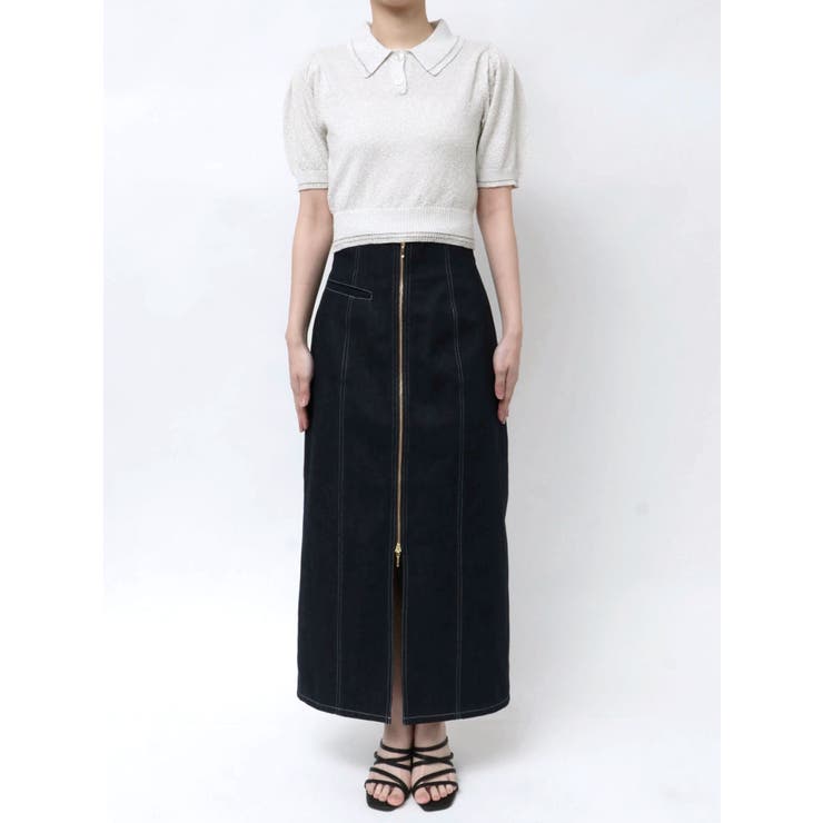 ラメポロニットトップス | MERCURYDUO | 詳細画像19 