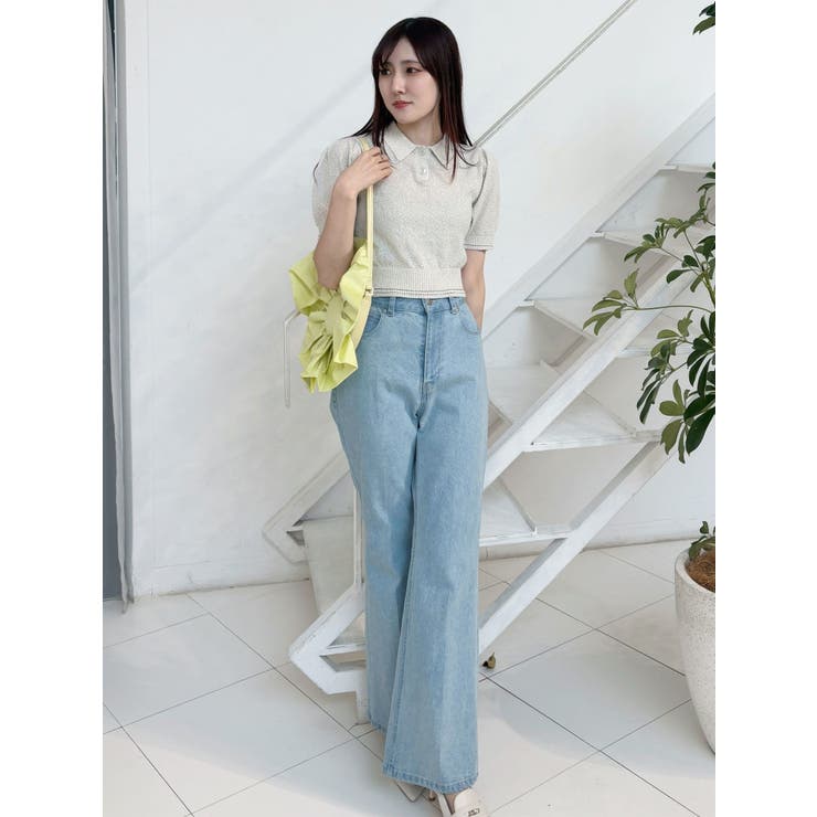 ラメポロニットトップス | MERCURYDUO | 詳細画像4 