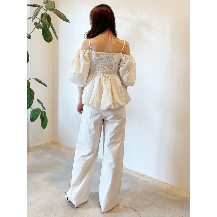 タフタバルーンペプラムロンパース | MERCURYDUO | 詳細画像10 