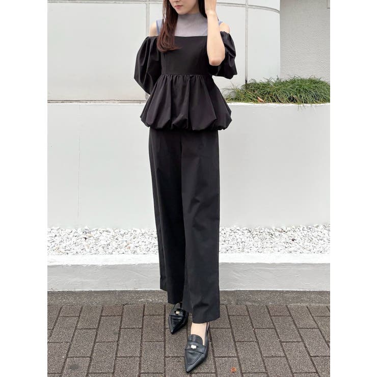 タフタバルーンペプラムロンパース | MERCURYDUO | 詳細画像12 