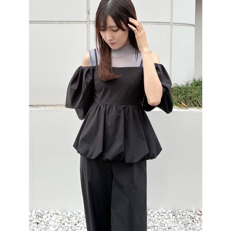 タフタバルーンペプラムロンパース | MERCURYDUO | 詳細画像15 