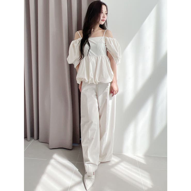 タフタバルーンペプラムロンパース | MERCURYDUO | 詳細画像2 