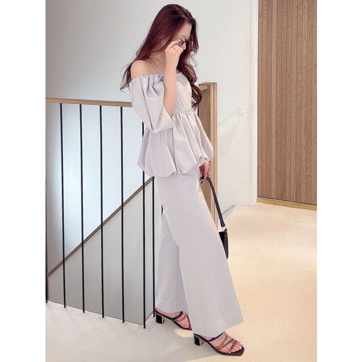 タフタバルーンペプラムロンパース | MERCURYDUO | 詳細画像22 