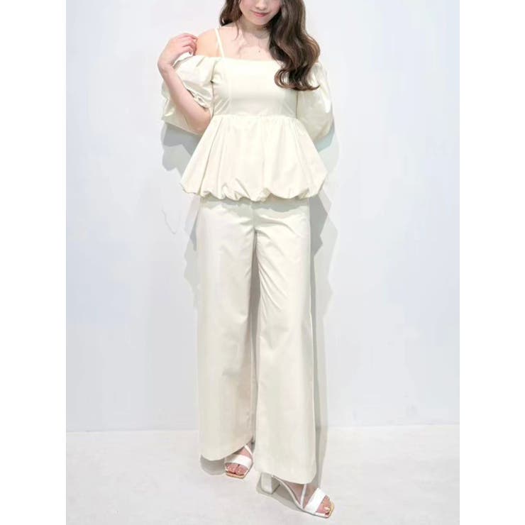 タフタバルーンペプラムロンパース | MERCURYDUO | 詳細画像24 