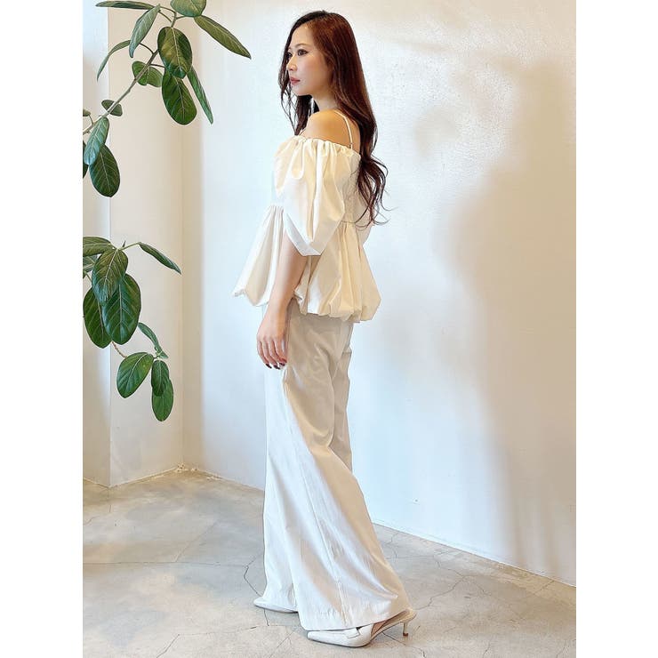 タフタバルーンペプラムロンパース | MERCURYDUO | 詳細画像6 