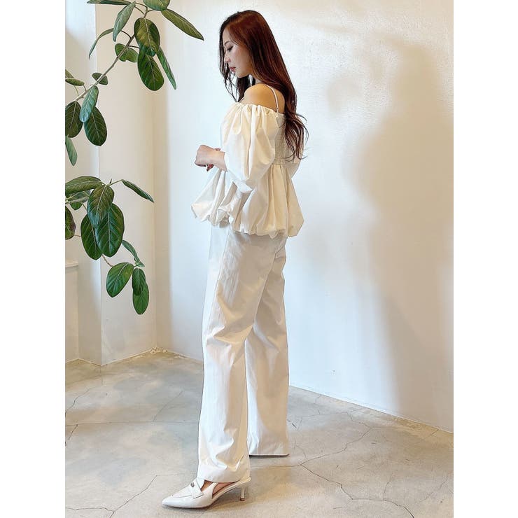 タフタバルーンペプラムロンパース | MERCURYDUO | 詳細画像9 