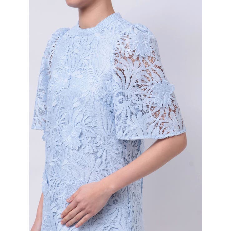 3Dスカラップレースミニワンピース | MERCURYDUO | 詳細画像25 