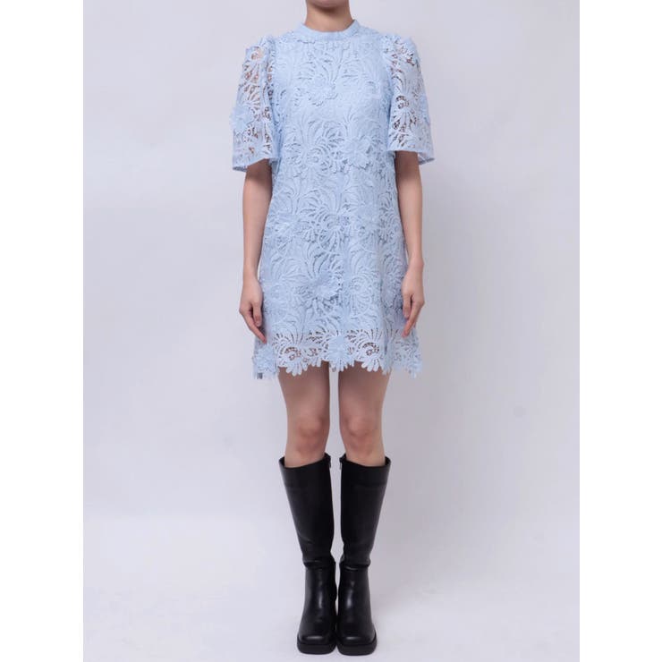 3Dスカラップレースミニワンピース | MERCURYDUO | 詳細画像28 