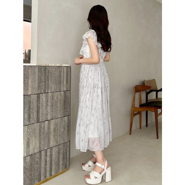 ラッフルプリーツティアードワンピース | MERCURYDUO | 詳細画像16 