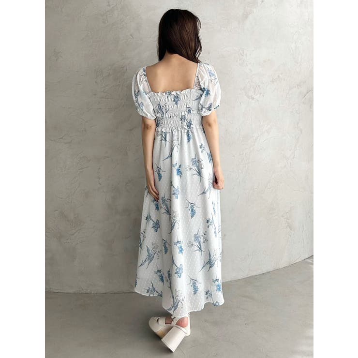 ボタニカルフラワー2WAYシャーリングワンピース | MERCURYDUO | 詳細画像10 