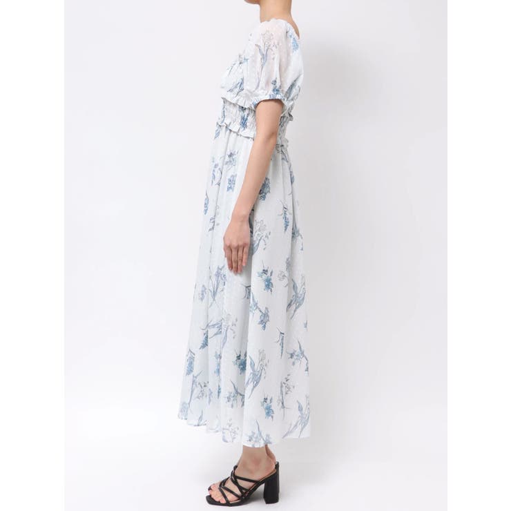 ボタニカルフラワー2WAYシャーリングワンピース | MERCURYDUO | 詳細画像25 