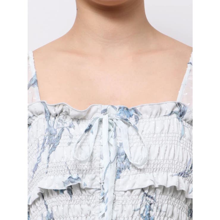 ボタニカルフラワー2WAYシャーリングワンピース | MERCURYDUO | 詳細画像27 