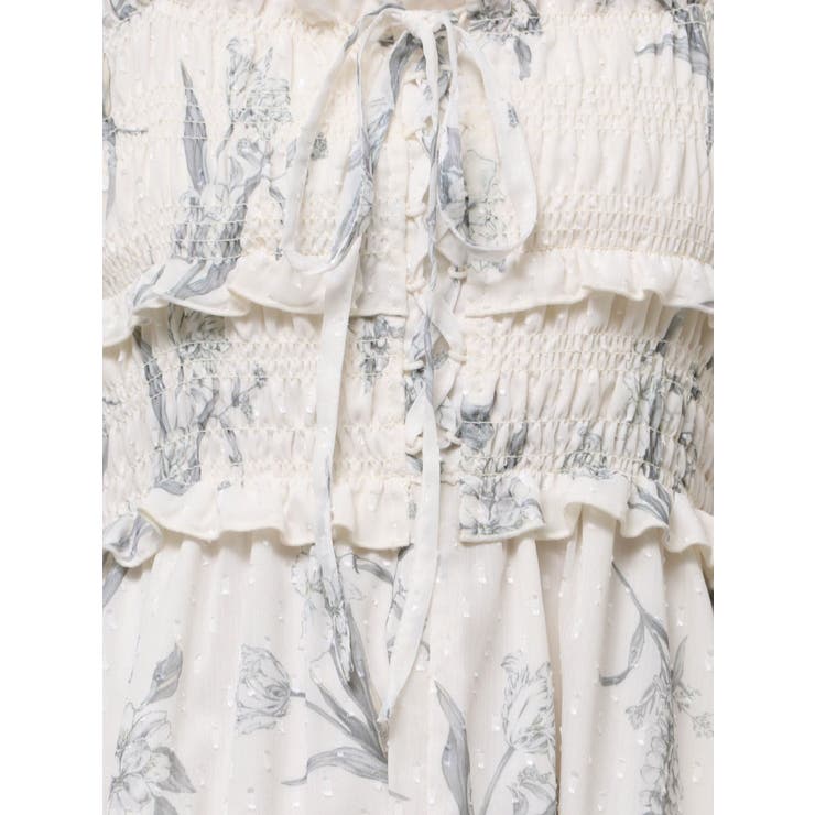 ボタニカルフラワー2WAYシャーリングワンピース | MERCURYDUO | 詳細画像32 