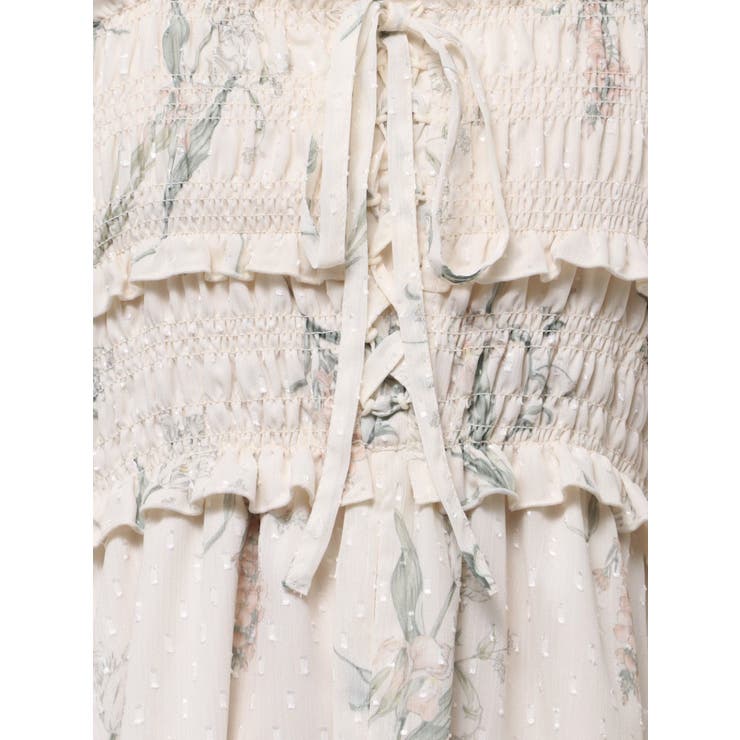 ボタニカルフラワー2WAYシャーリングワンピース | MERCURYDUO | 詳細画像41 