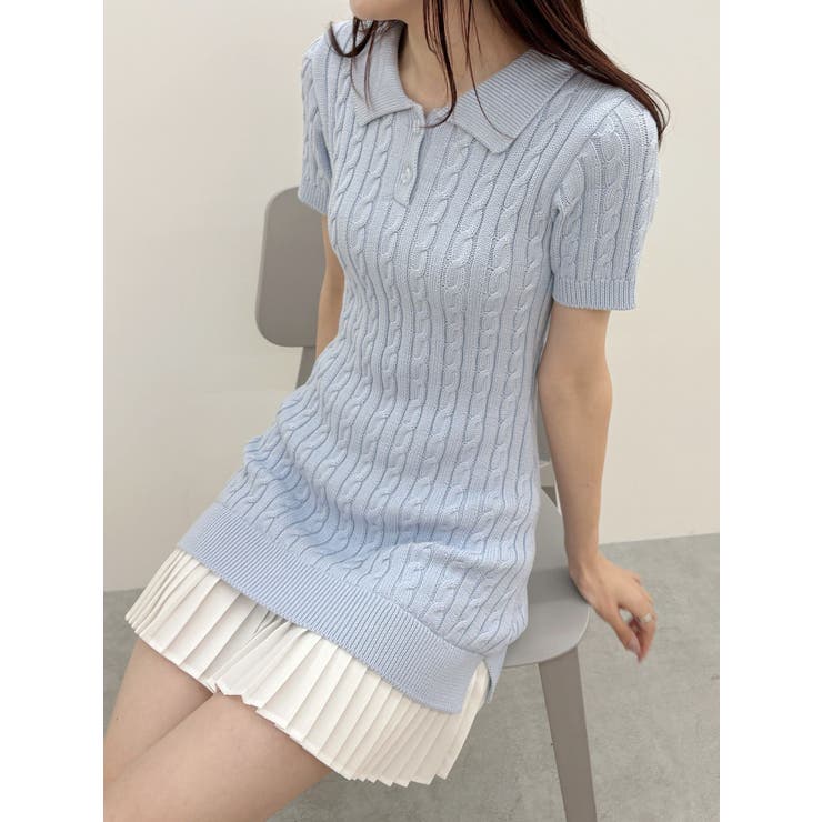 アルベロベロの ニットミニワンピース、チュニック