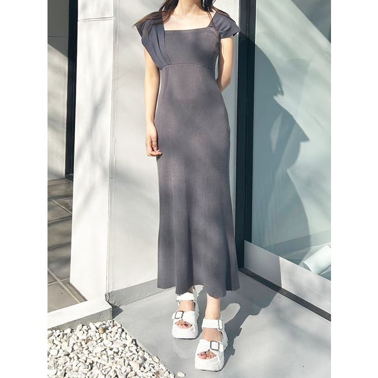 アシメビスチェニットワンピース | MERCURYDUO | 詳細画像12 