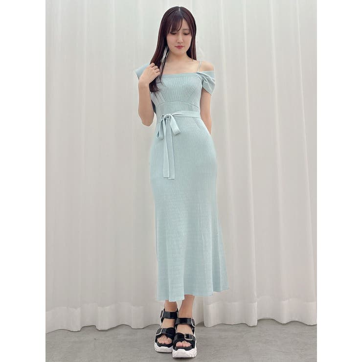 アシメビスチェニットワンピース | MERCURYDUO | 詳細画像14 