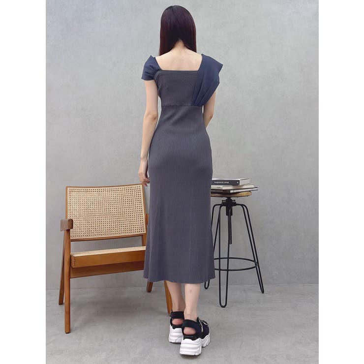 アシメビスチェニットワンピース | MERCURYDUO | 詳細画像22 