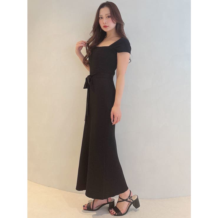 アシメビスチェニットワンピース | MERCURYDUO | 詳細画像4 