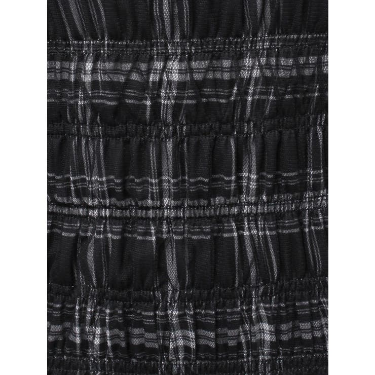 シアーチェックシャーリングマーメイドワンピース | MERCURYDUO | 詳細画像26 
