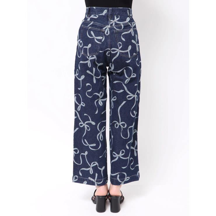 リボンプリントデニムパンツ | MERCURYDUO | 詳細画像25 