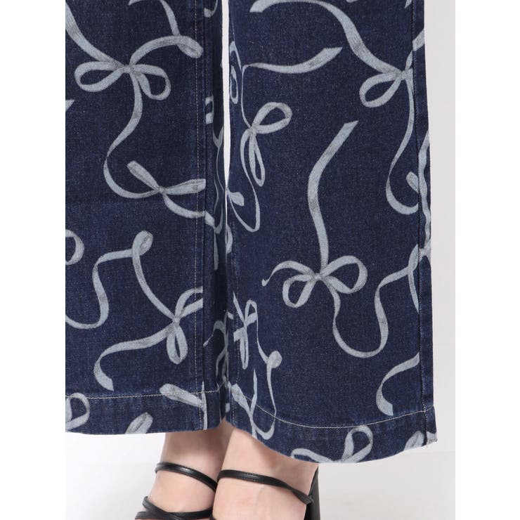 リボンプリントデニムパンツ | MERCURYDUO | 詳細画像29 