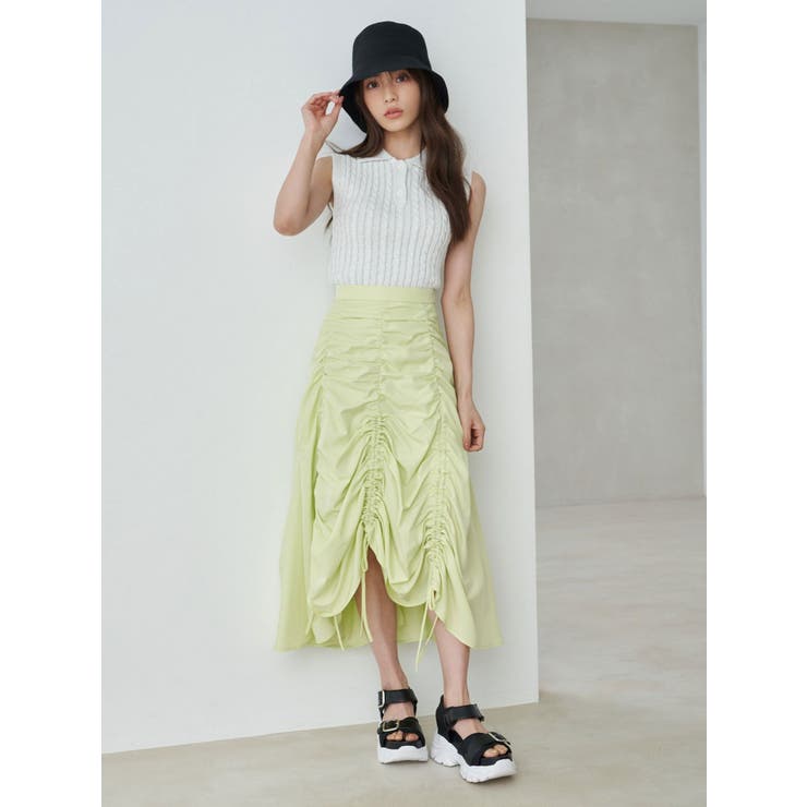 ギャザリングフレアスカート | MERCURYDUO | 詳細画像10 