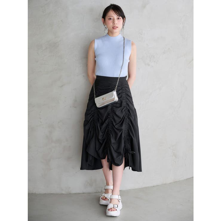 ギャザリングフレアスカート | MERCURYDUO | 詳細画像13 