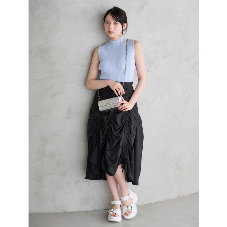 ギャザリングフレアスカート | MERCURYDUO | 詳細画像14 