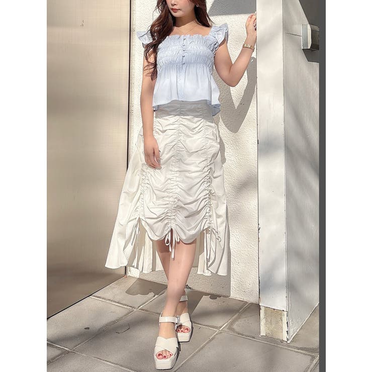 ギャザリングフレアスカート | MERCURYDUO | 詳細画像21 