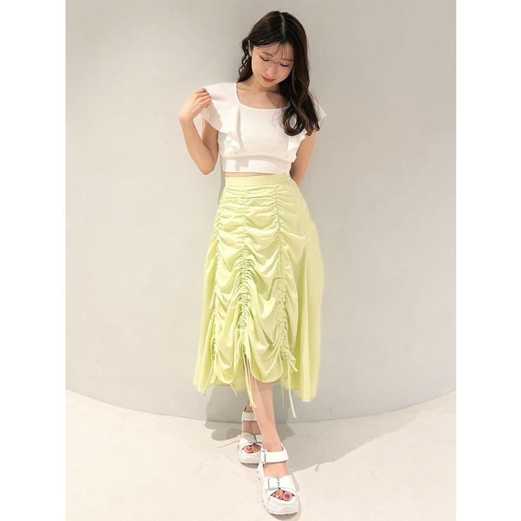 ギャザリングフレアスカート | MERCURYDUO | 詳細画像25 