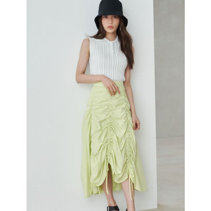 ギャザリングフレアスカート | MERCURYDUO | 詳細画像9 