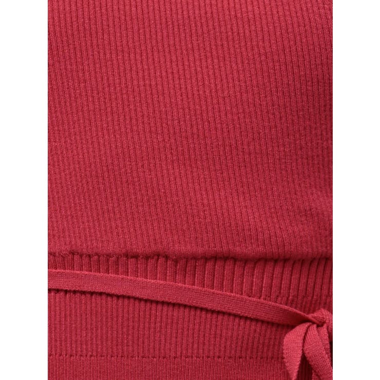 カシュクールラッフルコンパクトニット | MERCURYDUO | 詳細画像33 