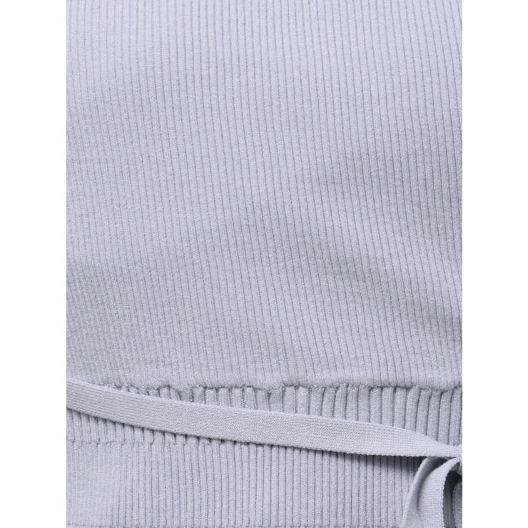 カシュクールラッフルコンパクトニット | MERCURYDUO | 詳細画像42 