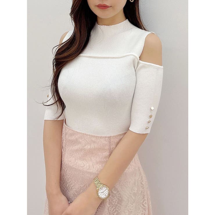 ビスチェ風カットアウトニット | MERCURYDUO | 詳細画像12 