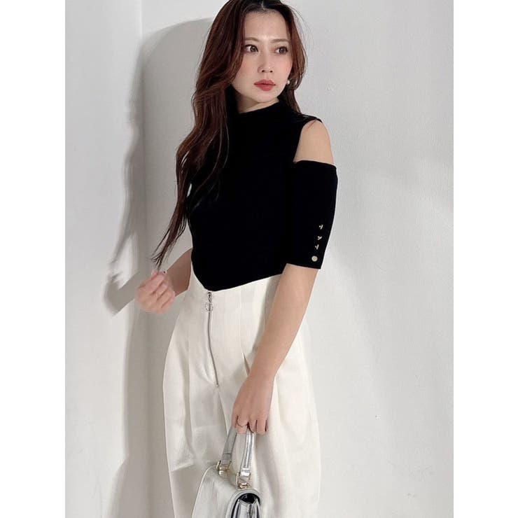 ビスチェ風カットアウトニット | MERCURYDUO | 詳細画像17 