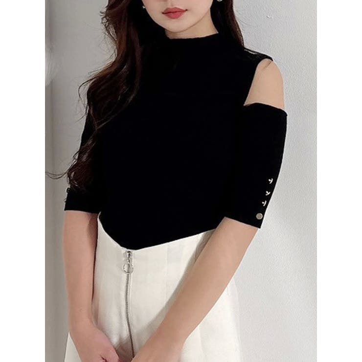 ビスチェ風カットアウトニット | MERCURYDUO | 詳細画像2 