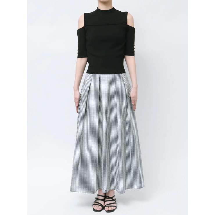 ビスチェ風カットアウトニット | MERCURYDUO | 詳細画像28 