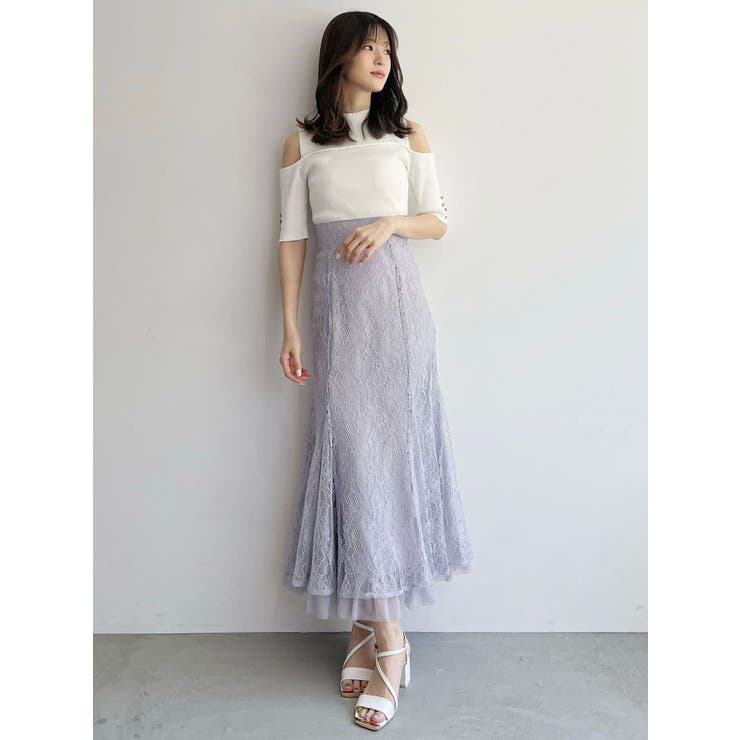 ビスチェ風カットアウトニット | MERCURYDUO | 詳細画像6 